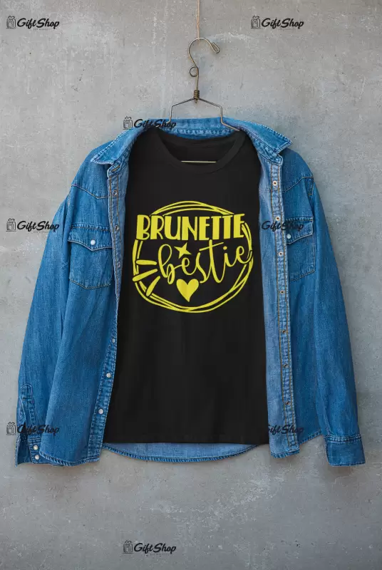 Blonde besties , tricou cu mesaj
